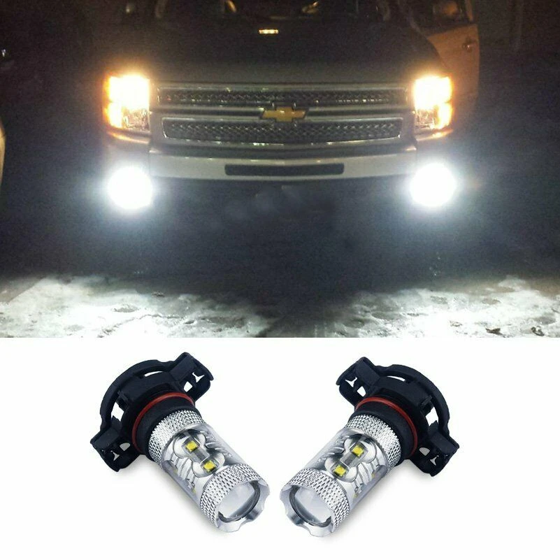 

2PCS 50W H4 LED Fog Lights 5202 H1 H3 H7 H6 H8 H9 H11 H16 6000K 80W POWER Super White Driving Bulbs DRL Auto CAR DOWN LIGHT