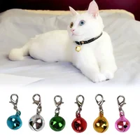 DIY Pet Supplies Decor Bell Collar Clothe Accessories Cat Collars Leads Cat Accessories Metal Jingle Bell Decoration Kitten 1