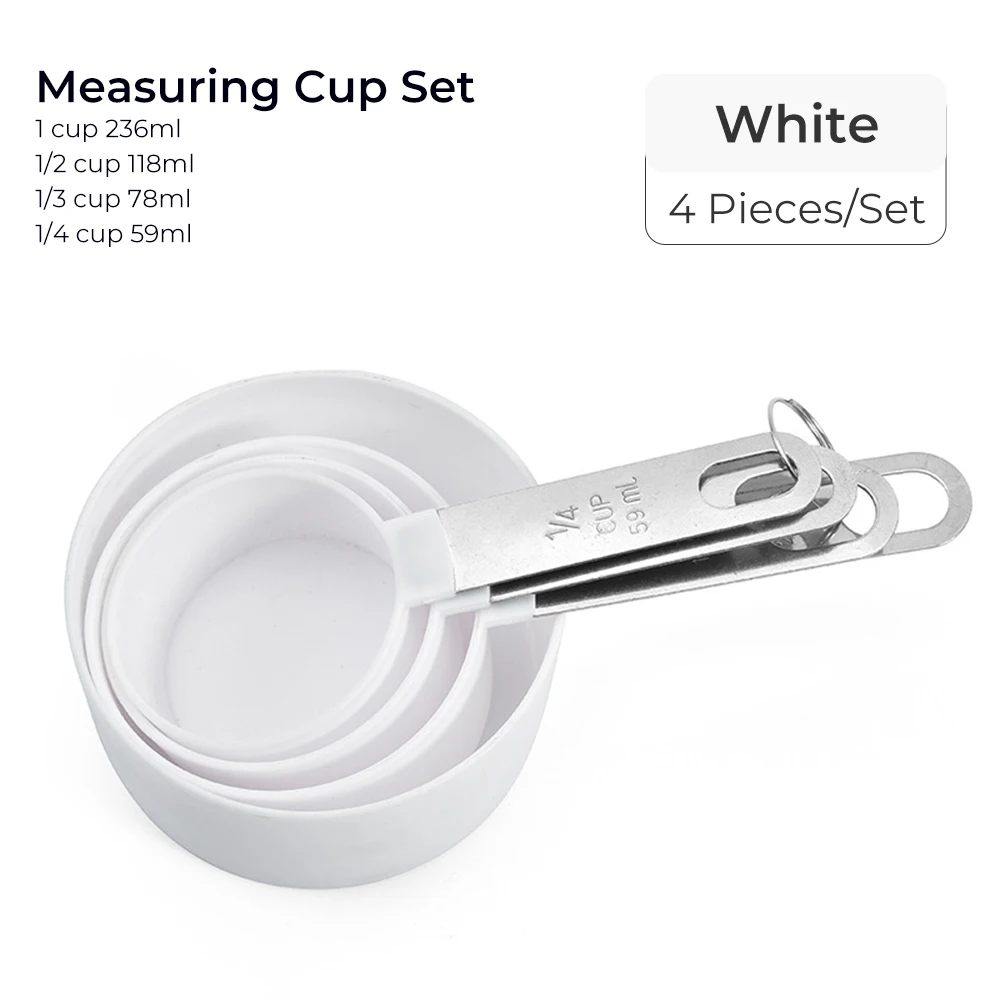 4pcs white cup