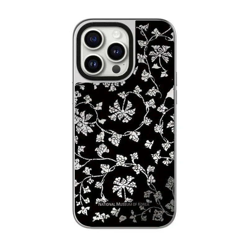 

Korean Museum Flower Mirror Surface MagSafe iPhone 12 13 15 14 Pro Max Protective Case, Fits iPhone 15 Pro Max