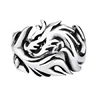 Wholesale 20pcs Dragon Rings For Men Women Punk Style Silver Color Claw Trendy Jewelry Party Gift Fashion Finger Accessories 5