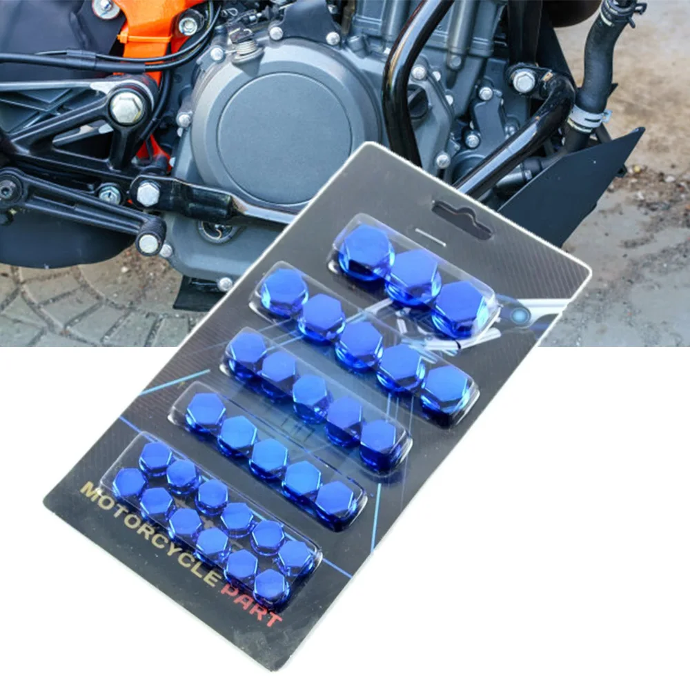 

Motorcycle Screw Cap Frame Body Engine Nut Bolt Decorative Cover FOR HONDA DIO 125 CBR 650F CBR 400R FOR KAWASAKI NINJA 250R