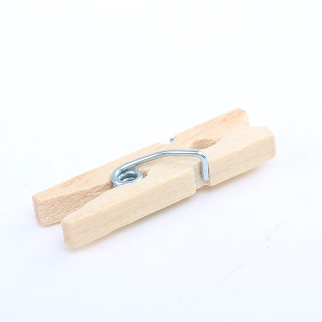50/100Db Fa Klip Fotóalbum Bilincs Diy Kép Mini Ruhacsomagolás Otthoni Ruhanemű Tű Függő Csapok Klipkészlet Szett - Image 3