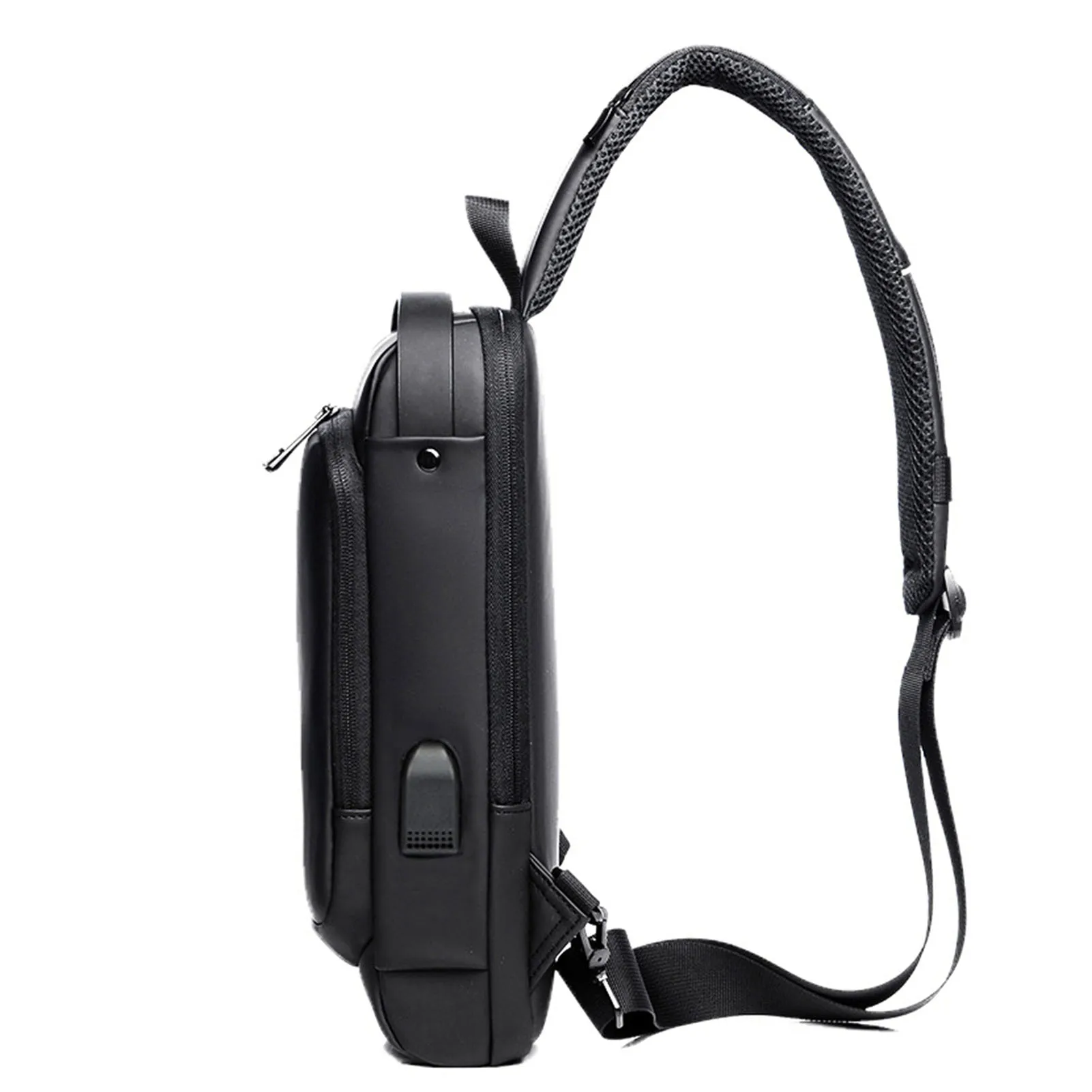 USB Charging Sport Sling Anti-Theft Shoulder Bag