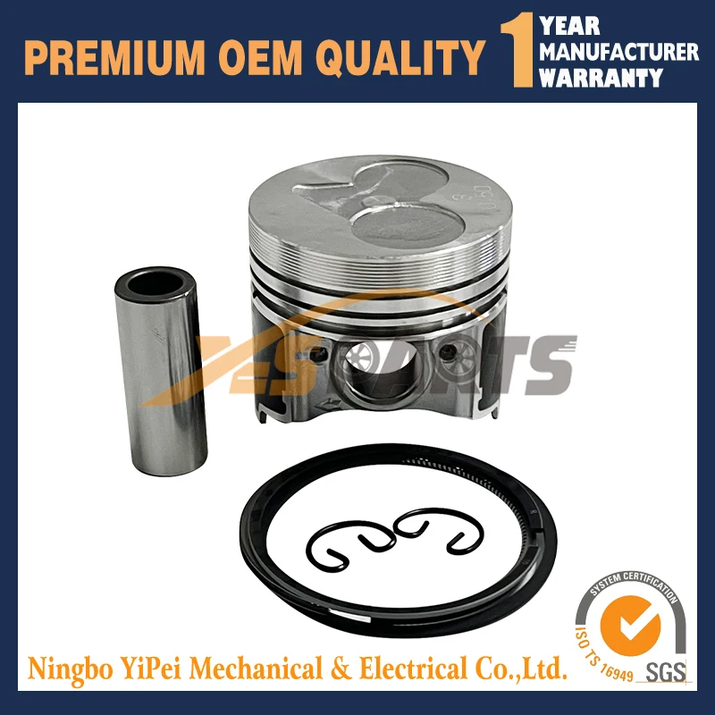 

D722 Engine Piston + Rings Kit Set STD for Kubota