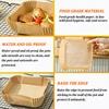 50/100Pcs Air Fryer Disposable Paper Air Fryer Accessories Square Round Oil-proof  Liner Non-Stick Mat for Kitchen Oven Baking 4