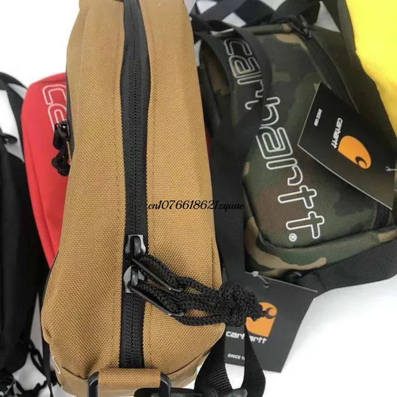 CARHARTT 메시 메신저 백, 레터 메신저 백, 거리 레저, 작은 사각형 가방