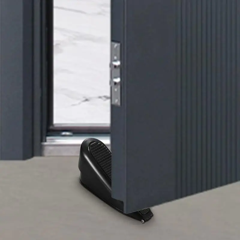 Anti-Collision Door Jammer No-Punch Door Holder Anti-Slip Thickening Windproof Moving Retainer for Metal Doors Double Doors