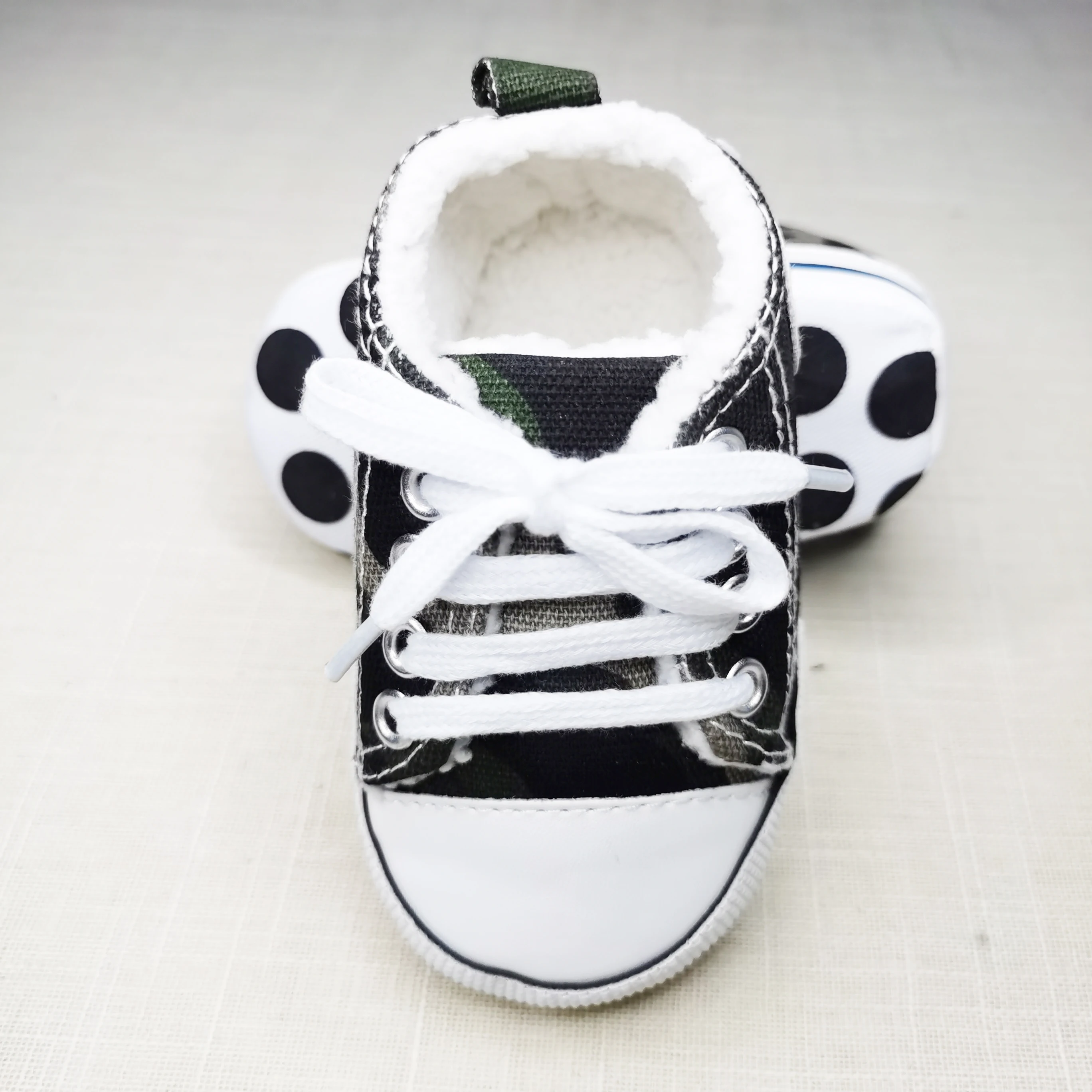 Baby Shoes Boy Girl Star Solid Sneaker Cotton Soft Anti-Slip Sole Newborn Infant First Walkers Toddler Casual Canvas Crib Shoes