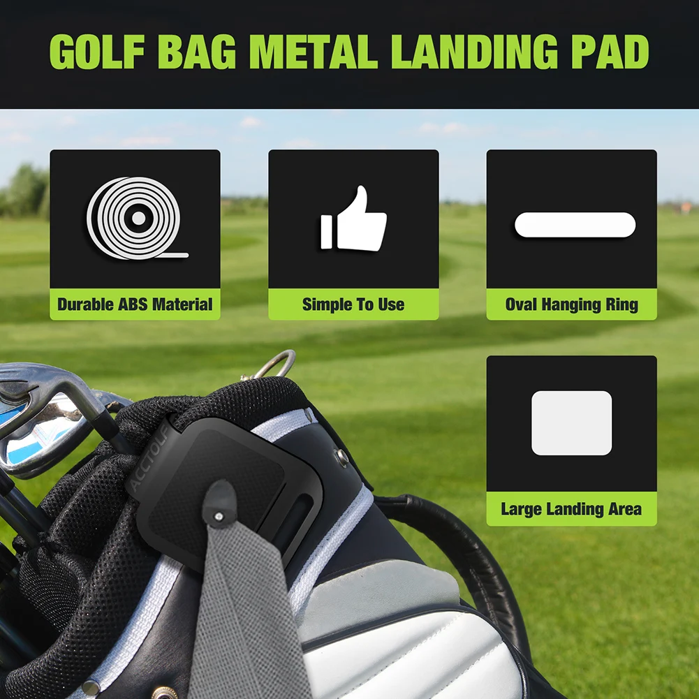 Golfs Bag plastic Landing Pads Universal Fit Golfs Bag Types Landing Pad Gifts Golfs Lover Golf Equipment Putter Clamp Holder