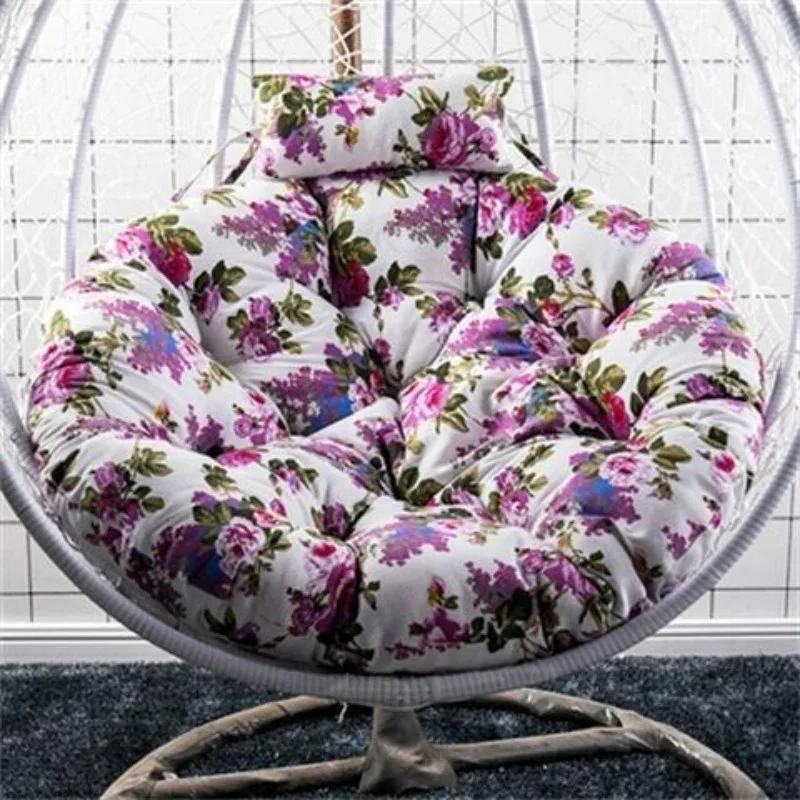 

New Swing Hanging Basket Seat Cushion Soft Egg Chair Pad for Garden Indoor Outdoor Balcony Rocking Chair Silla Cushion(No Chair)