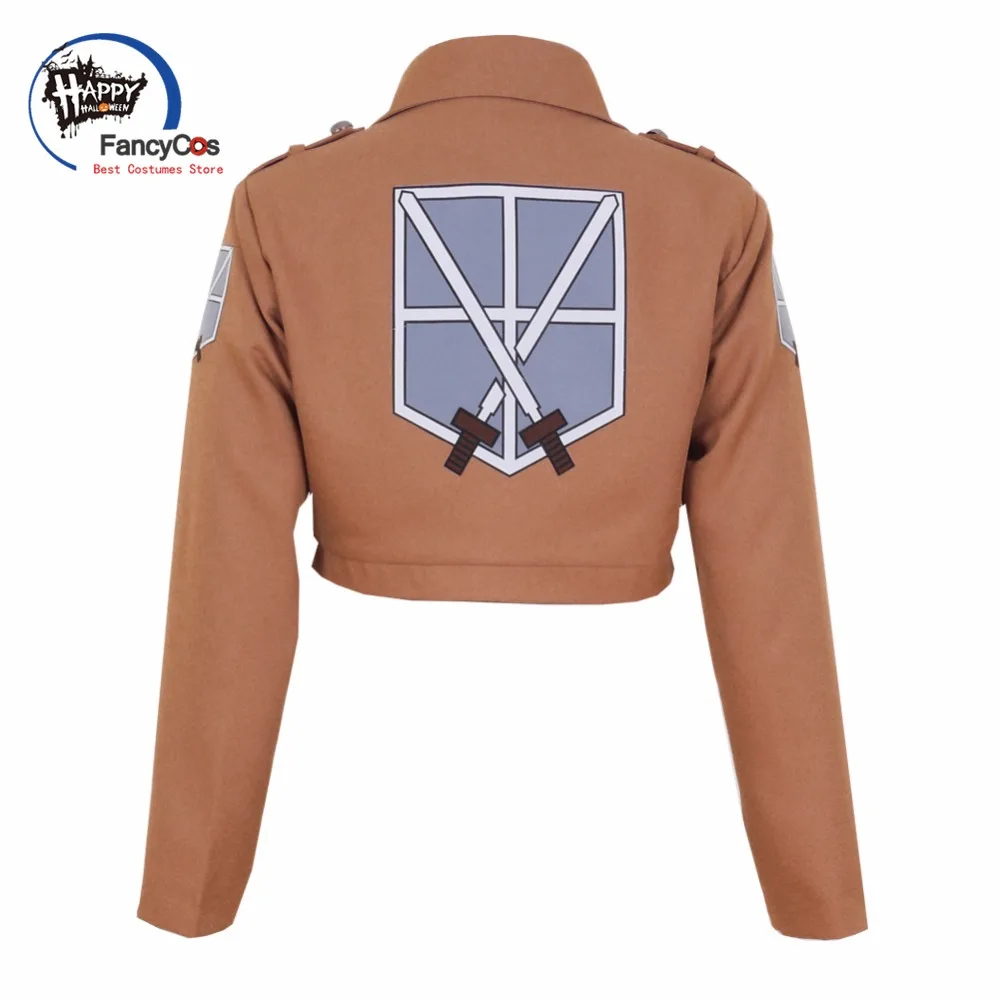 

Anime Attack on Titan Cosplay Costume Shingeki No Kyojin Train Corps Jacket Eren Levi Plus Size Game Halloween Japanese Carnival