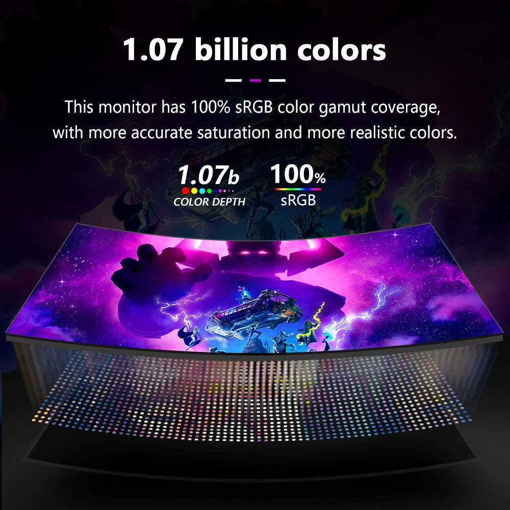 MUCAI   ÷ 16:9 MVA 165Hz FHD ũž LED  200Hz ǻ ȭ, 1800R DP, 1920x1080, 27 ġ