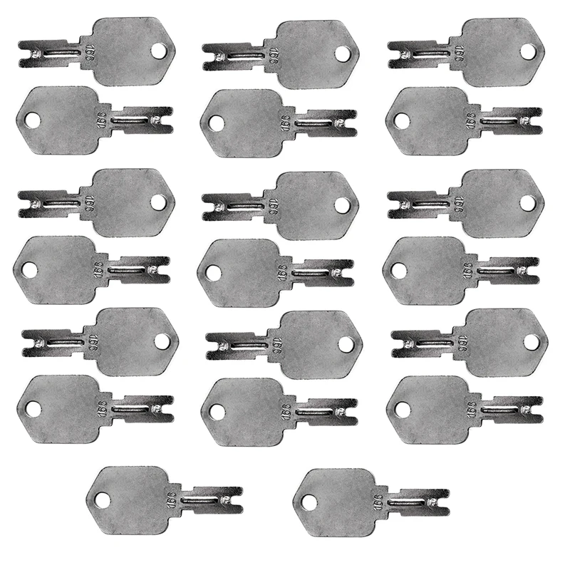 20PCS Ignition Key 166 1430 Compatible with CAT Forklift Compatible with Daewoo Skid Steer 430 440 450 New