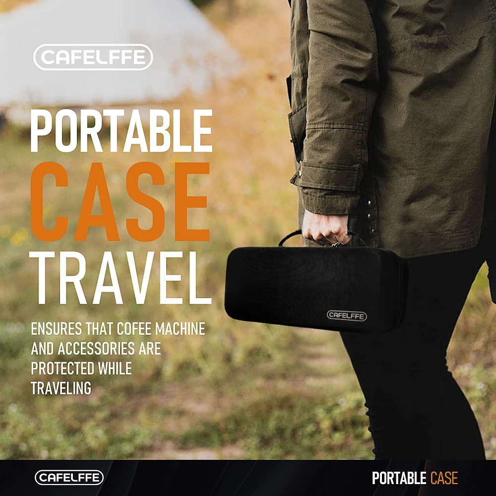 Portable Coffee Machine Portable Travel Bag Outdoor Combination Gift Giving Camping hiking EVA case with MK501 MK502 coffee machine