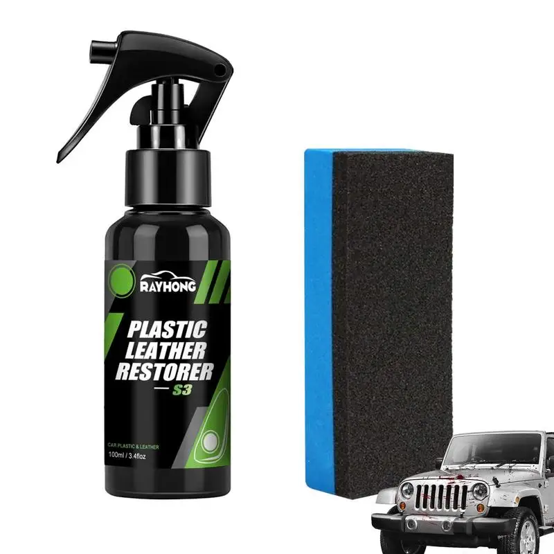 Car Leather Restorer 100ml Leather Detailer For Car Interior Leather