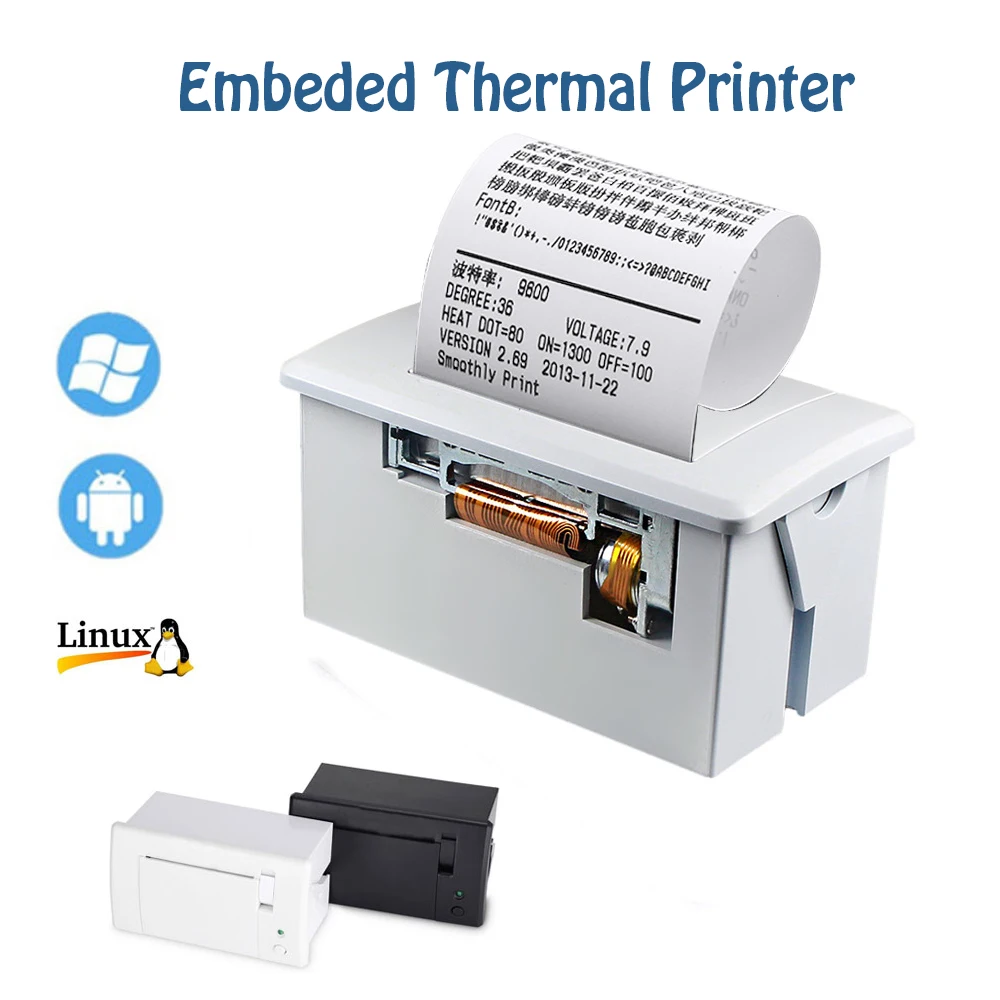 

EM5820 Mini 58mm embedded thermal printer module receipt paper is suitable Receipt Ticket ESC POS Arduino Android 5v-9v QR701