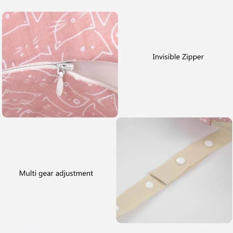 Multifunction Nursing Pillow Baby Maternity Breastfeeding Pillow Adjustable Pregnant woman Waist Cushion Layered Washable Cover