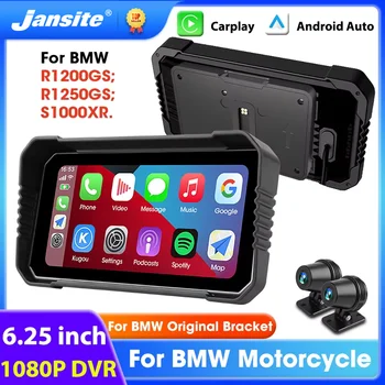 Jansite 6.25" per BMW Navigazione GPS Wireless Carplay Android Auto IPX7 Impermeabile per BMW R1200GS/ R1250GS/ R1300GS /S1000XR