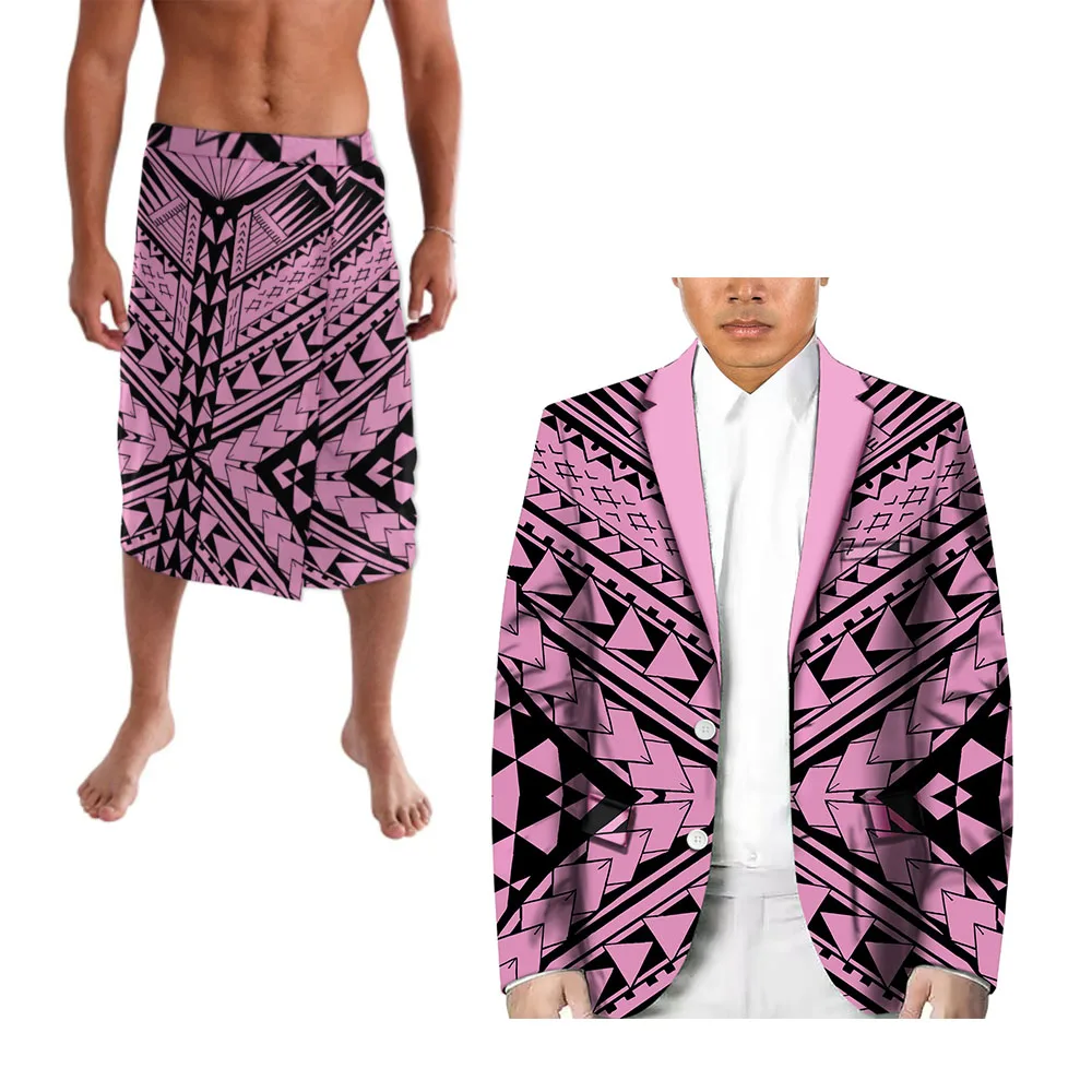 Brand New Pacific Heritage Fashion Long Sleeve Suit And Ie Polynesia Tribal Design Personality Men's Suit For Party 3