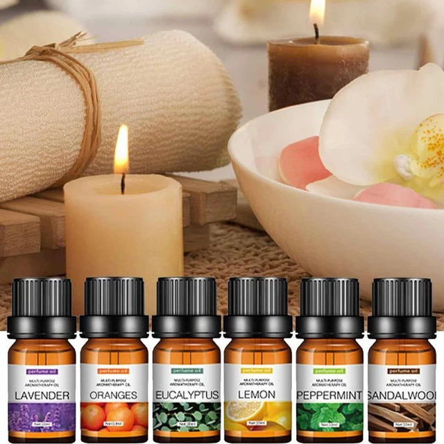 10ML Essential Oils 15 Kinds of Scent Pure Home Aromatherapy Diffuser Oils  ROSE JASMINE LEMON BERGAMOT CHAMOMILE EUCALYPTUS - AliExpress