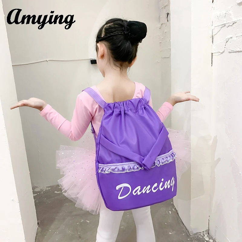 New Children School Bag Girls Dance Backpack Duffel Bags Children Ballet Dance Storage Bag Kids Latin Ballet Dance Bag 1