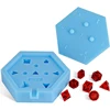 DND Dice Mold Silicone 7 Standard Polyhedral Sharp Edge Dice Slab Mould for D&D, Tabletop RPG 1