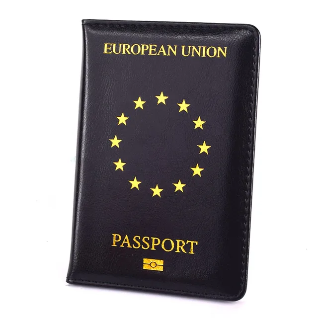 2 Custodie Per Passaporto In PU - Portadocumenti Da Viaggio Con Scomparti Per Carte, Nero O Bianco, 14x10cm - Foto 12