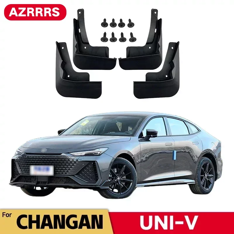 

MudFlaps For CHANGAN UNI-V 2022 2023 UNI V SPORT Mudguards Mud Flaps Splash Guards Front Rear Wheels Fender Car Accessories 4Pcs