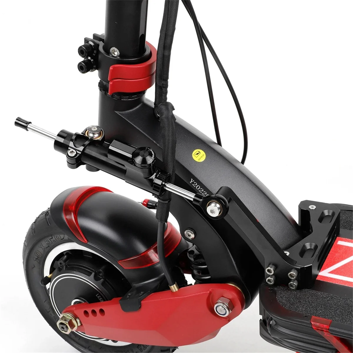 Ingenious Scooter Steering Stabilizer Damper Bracket for Zero 10X Front Wheel Shock Absorber Modification Bracket Durable