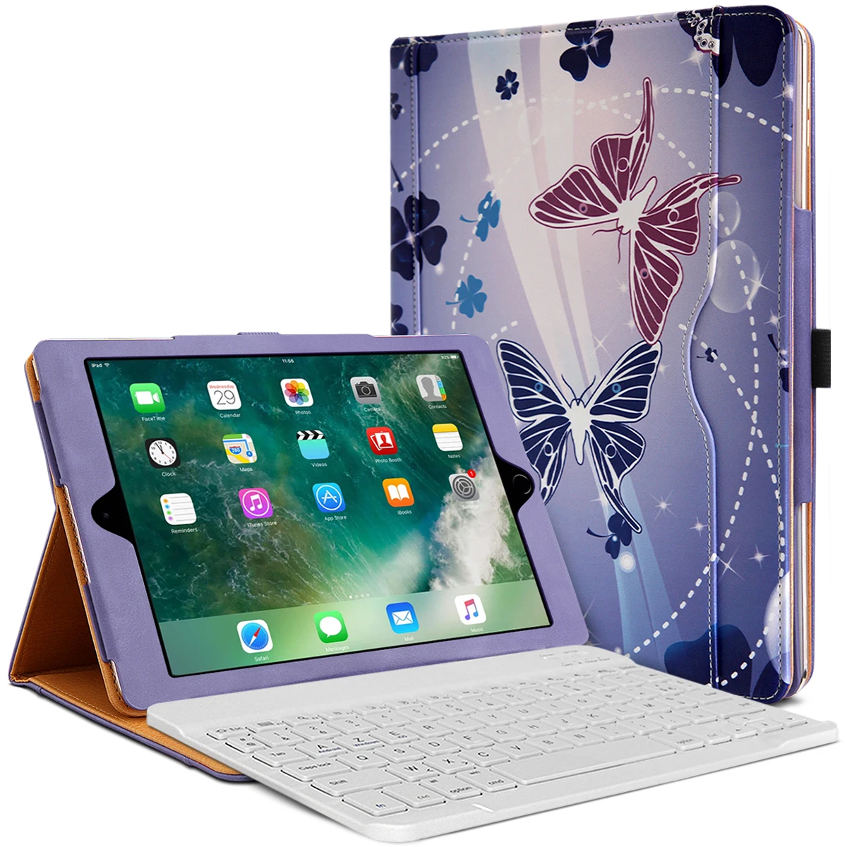 Clavier Azerty + Étui De Protection Hf06 Pour Apple Ipad Air 1 / Air 2 (9.7  Pouces) - Tablets & E-books Case - AliExpress