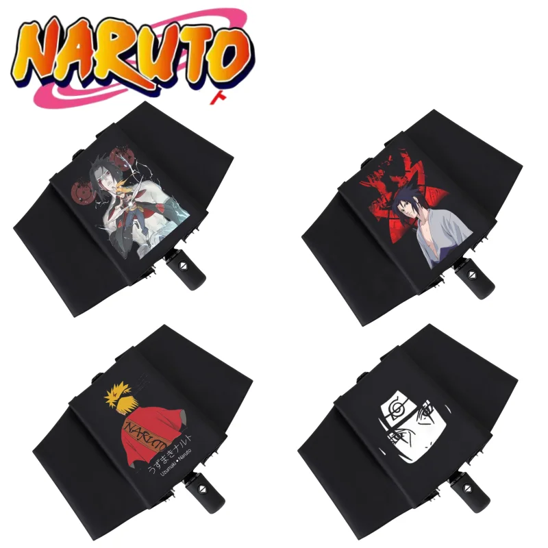 

Naruto series Sasuke Uchiha Itachi Xiao Naruto anime cartoon new sunny umbrella student sun protection automatic folding parasol