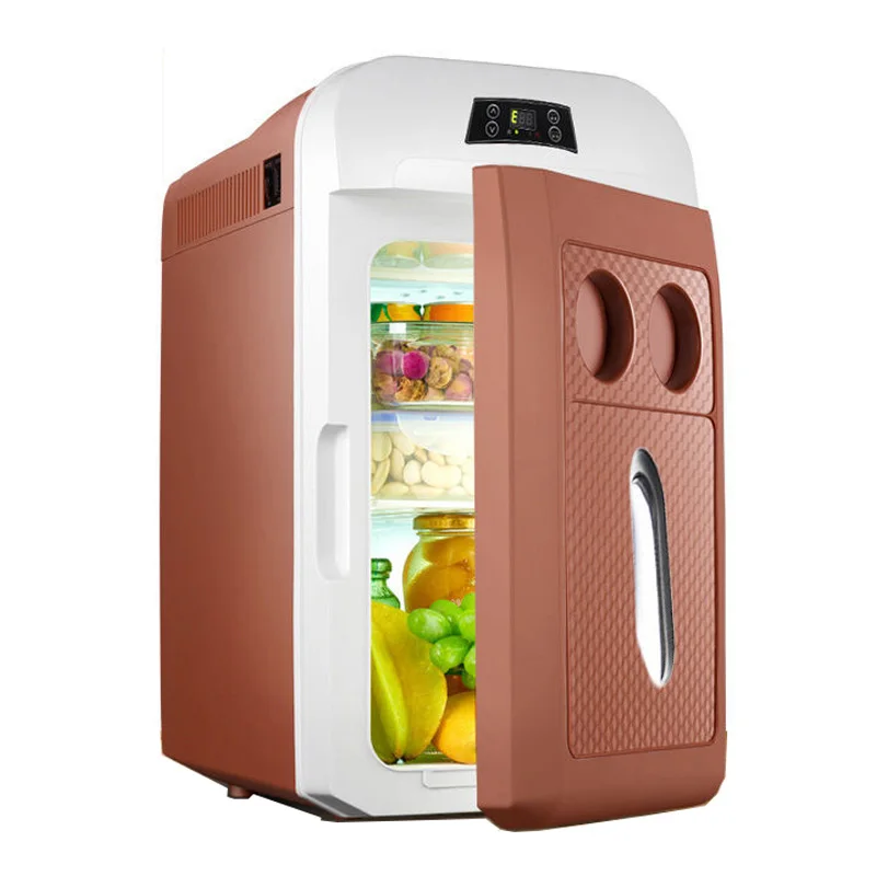 15L Car Home Mini Refrigerator Portable DC12-DC24V UK 220V Food Drink  Freezer Cooler Outdoor Picnic Food Cooling Warming Fridge _ - AliExpress  Mobile