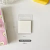 50 Pcs/pack Solid Color Sticky Notes Memo Pad Diary Stationery Flakes Scrapbook Decorative Transparent N Times Sticky 6