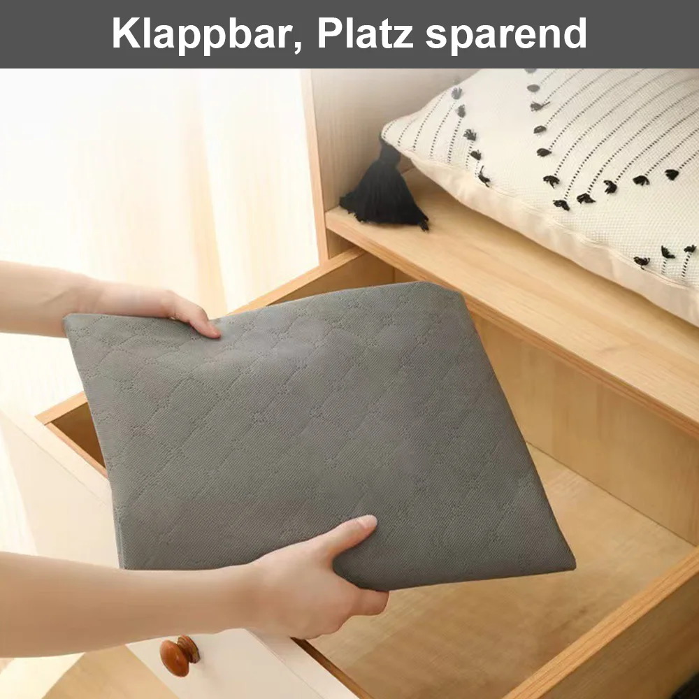 100*50*15cm Unterbett-Aufbewahrungstasche 2er/4er-Set Vlies-Unterbett-Organizer für Bettdecken Kleiderschrank-Staubschutzbeutel Faltbar – Detail 2