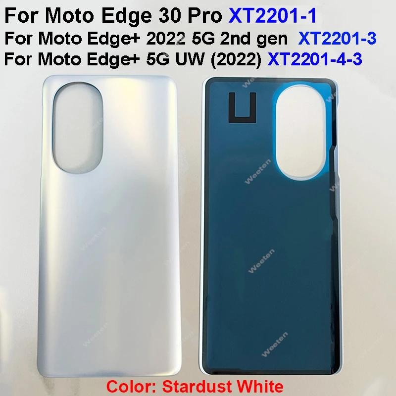 For Motorola Moto Edge 20 Pro 5G XT2153-1 Housing Back Door Glass Battery Cover - View #11