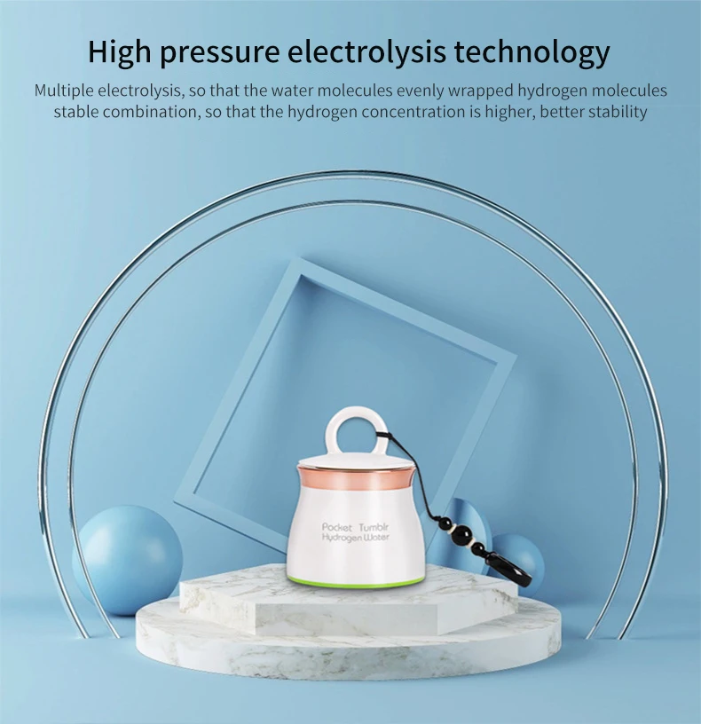 Description Picture 6 of itemYUNCHI Hydrogen Rich Water Generator Bottle DuPont N117 SPE/PEM Home Office Sports Hydrogen Generator H2 Lonizer With Adapter