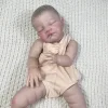 MRB 20inch Already Painted Reborn Doll Parts August Sleeping Baby 3D Painting with Visible Veins Cloth Body Included 2