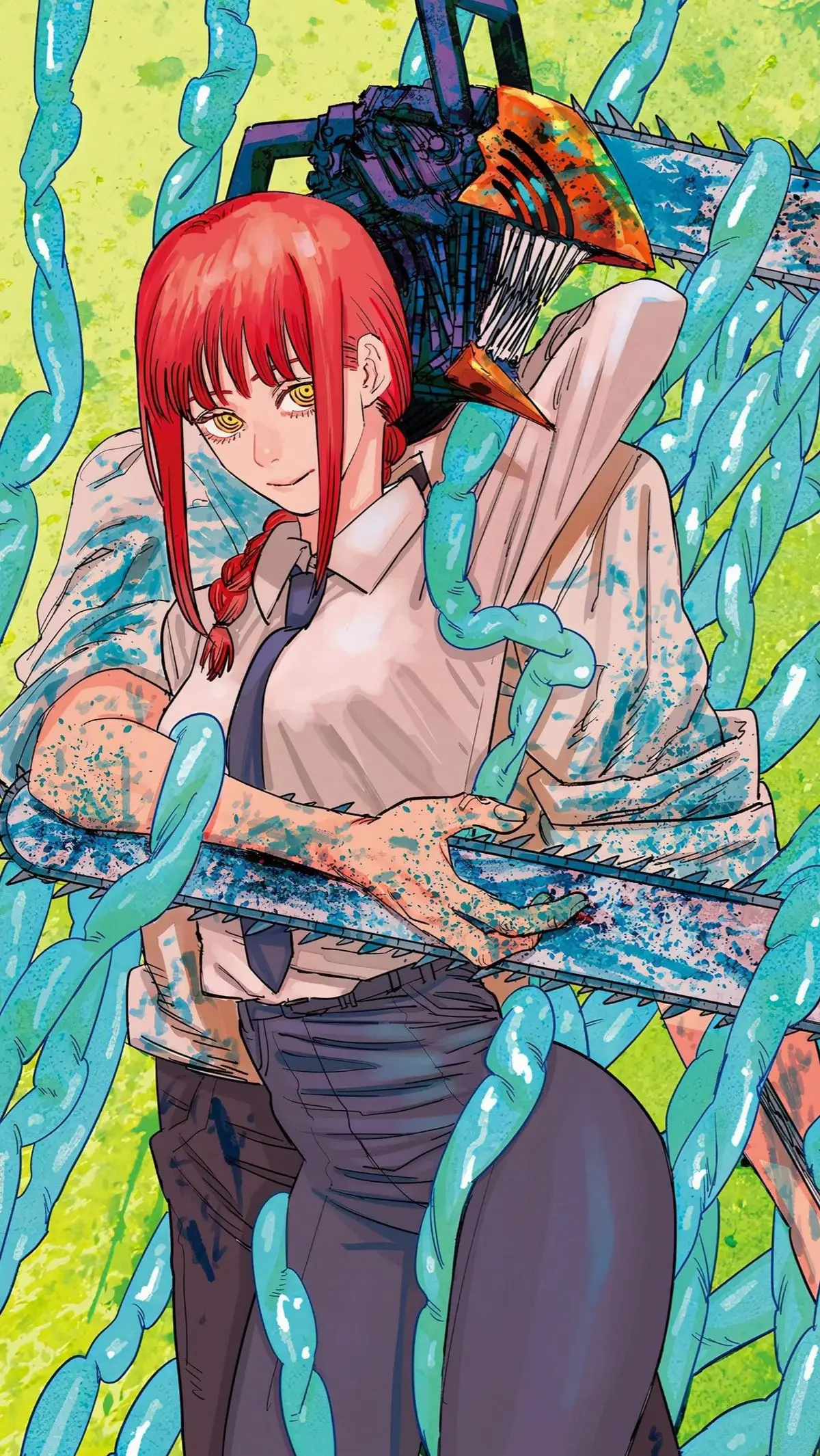 Chainsaw Man Anime Wall Art Canvas Poster