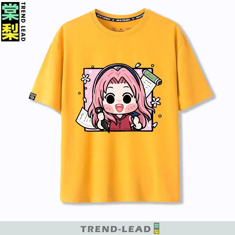Kids' Trendy Naruto Cartoon Character Short Sleeve T-Shirt