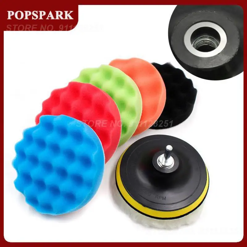 Wool Buffer Pads Sponge Wool Wheel Polish Pad Self adhesive Buffing