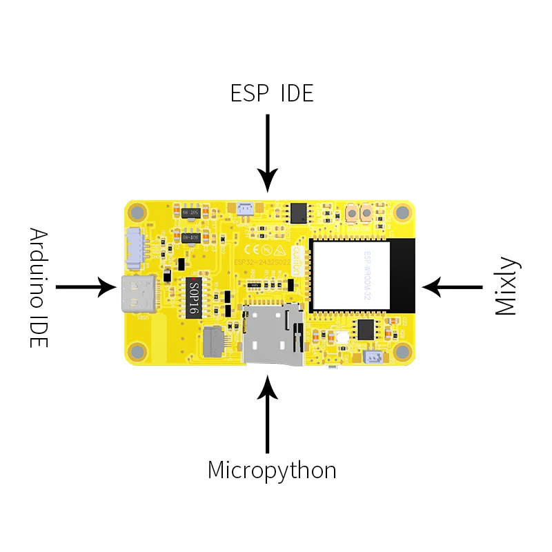 ESP32 Arduino LVGL WIFI 및 블루투스 개발 보드 2.2 240*320 스마트 디스플레이 화면 2.2 인치 LCD TFT 모듈