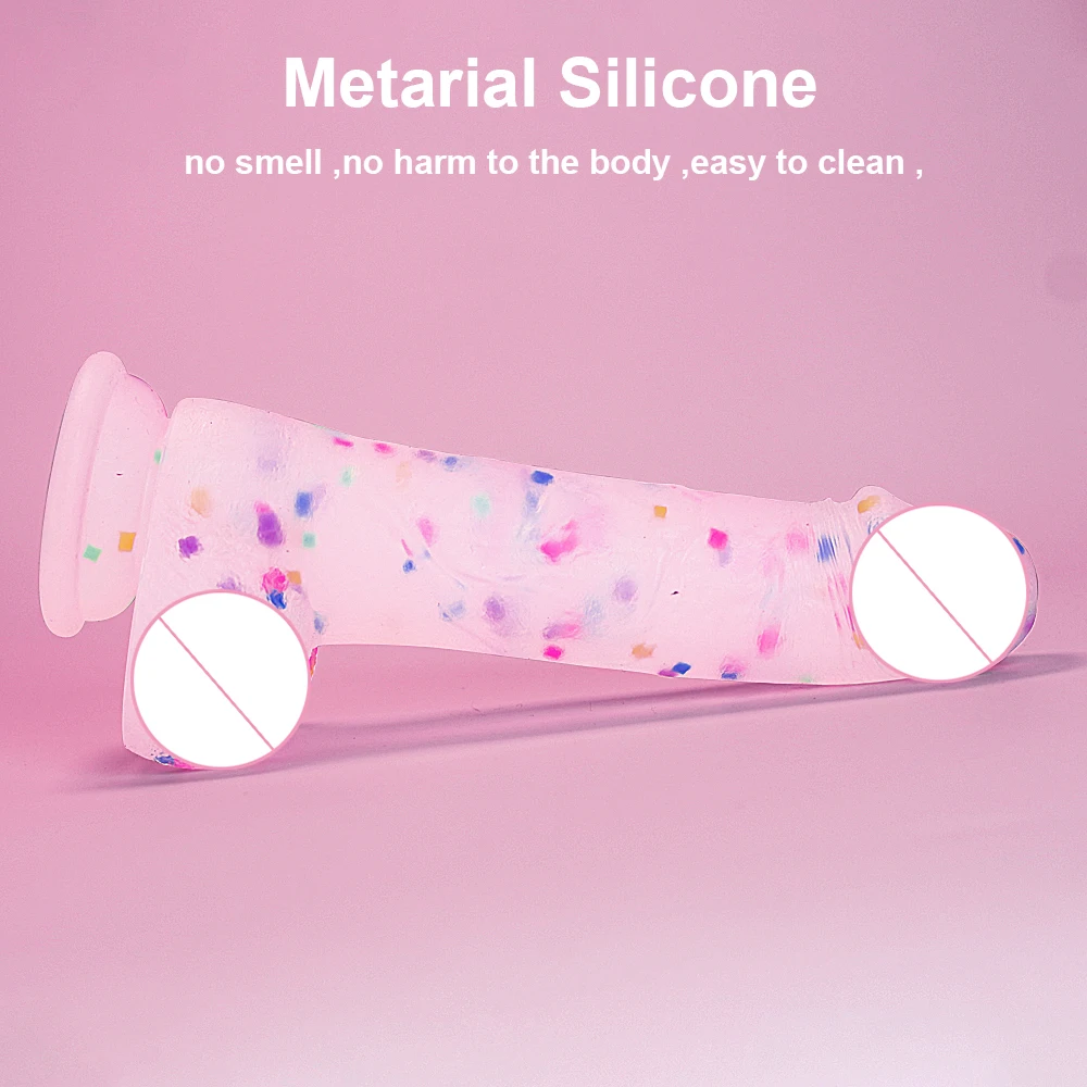 Gelugee Dildo Realistic Penis Silicone Soft Big Sucker Skin Feeling Female Vagina Sex Toys for Women Masturbation Girl 18 sex toys