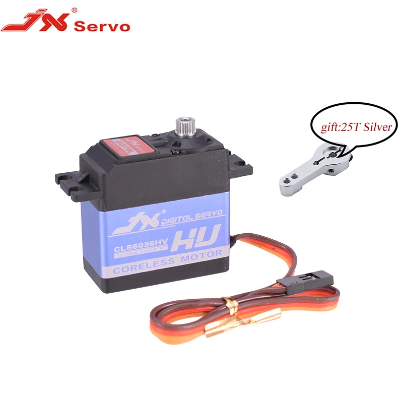 

JX Servo CLS6036HV 36KG High Torque Aluminium Shell Metal Gear Coreless Digital for RC Helicopter Airplane Parts Accessories