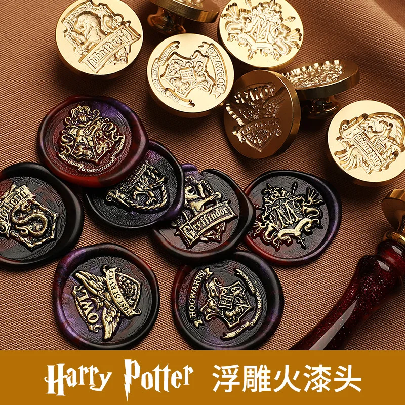 HP Slytherin Hufflepuff Ravenclaw Malfoy Wax Seal Stamp High Quality Fan Gift 2
