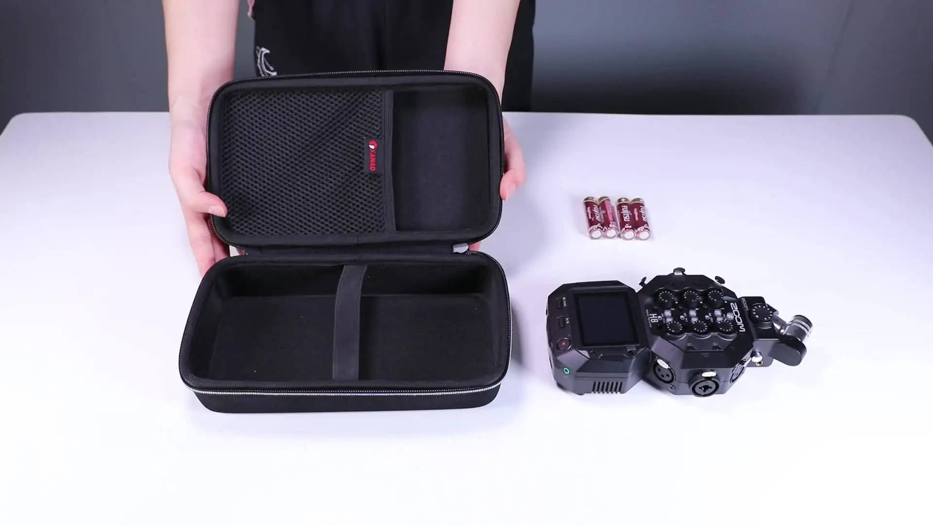 Custodia Per Registratore Zoom H8 - Borsa Protettiva In EVA - 24,3x13,7x6,5 Cm - Foto 13