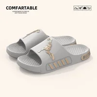 Men's slippers for outdoor wear, summer home, thick soled shower, anti slip sports, 7