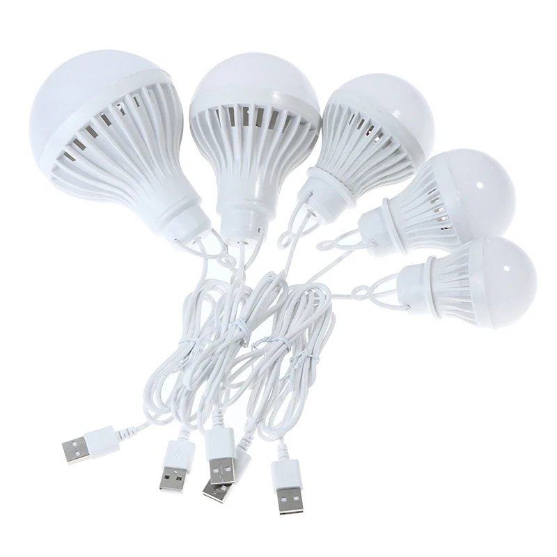 LED 랜턴 휴대용 캠핑 램프 미니 전구 USB 전원 3W 5W 7W 9W 12W