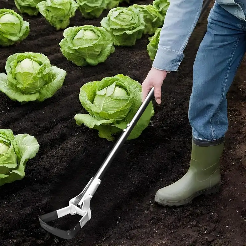 Long Handle Garden Weeder Long Handle Hand Garden Weeder Multi-Functional Gardening Weeder For Fields Farms Courtyards Vegetable 3