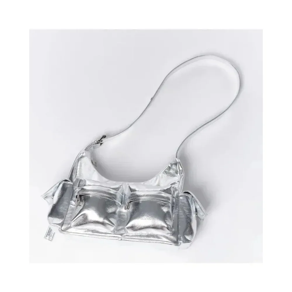 【韓国発】SAMO ONDOH★Pocket MugBag M Nappa Silver 포켓 머그백 pocket mug bag M nappa silver : SAMO ONDOH